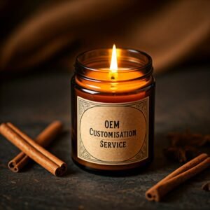 Cinnamon oriental scented candle Factory