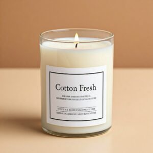 Cotton Fresh Scented Candle