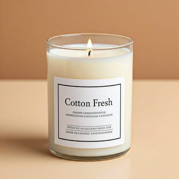 Cotton Fresh Scented Candle