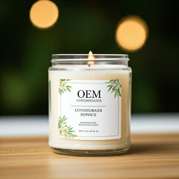 Lemongrass Herbal Scented Candle